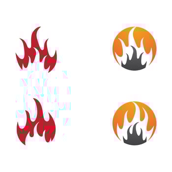 Fire flame vector illustration design