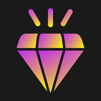 Diamond Vector Icon