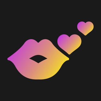 Kiss Vector Icon