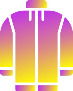 Fleece jacket Vector Icon