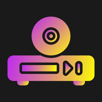 DVD Drive Vector Icon