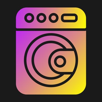 Washing Machine Vector Icon