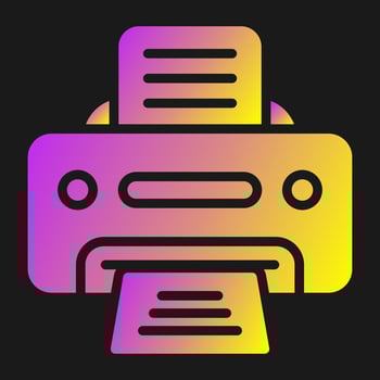 Printer Vector Icon
