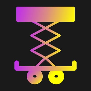 Car Lifter Vector Icon