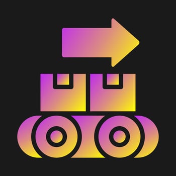 Conveyor Vector Icon