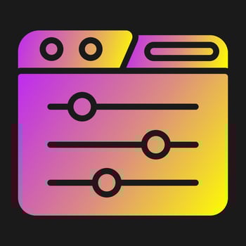 Control Panel Vector Icon