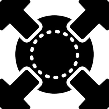 solid icon for extend vector