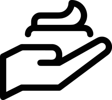 Soap washing icon symbol image vector. Illustration of the soap antiseptic foam cleaner sanitary design image vector