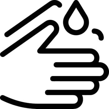 Soap washing icon symbol image vector. Illustration of the soap antiseptic foam cleaner sanitary design image vector