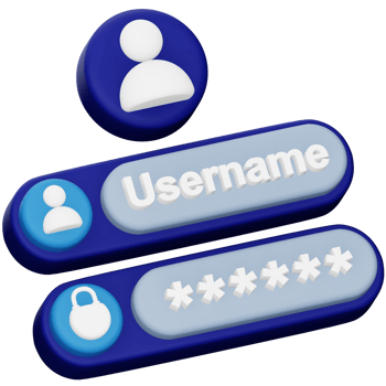 Personal data security 3d rendering isometric icon. png