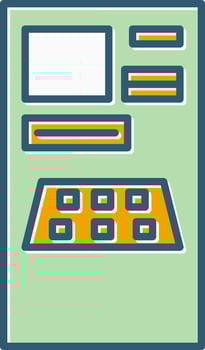 Cash Machine Vector Icon