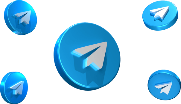 telegram 3d logo social media telegram icon png