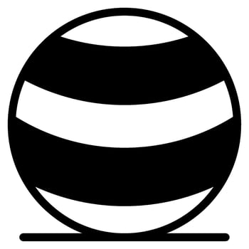 Balance Ball Icon illustration vector