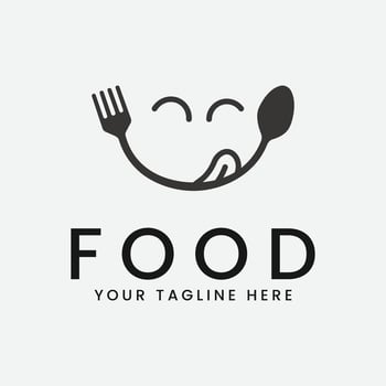 restaurant food logo vector illustration design