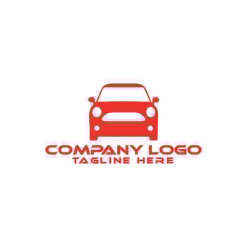 Simple car logo vector design template