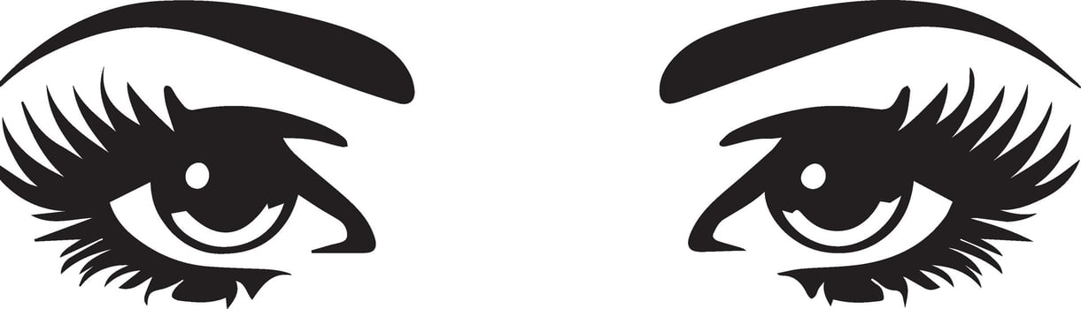 Woman Eyes vector Illustration 13