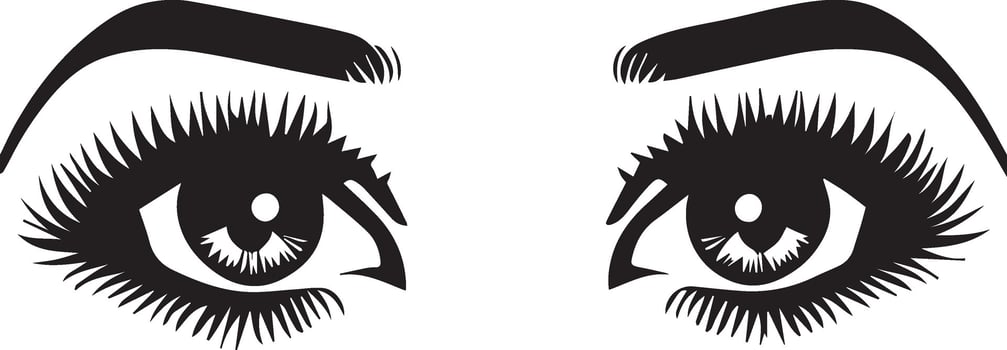 Woman Eyes vector Illustration 5