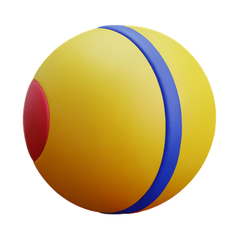 ball 3d rendering icon illustration png