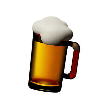 beer 3d rendering icon illustration png