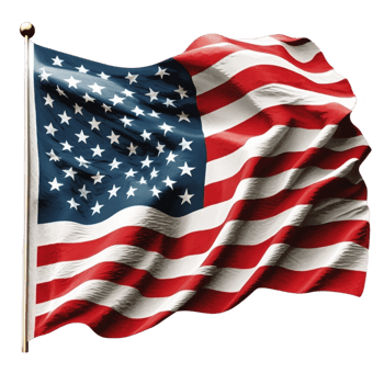 United States Flag ai generative png