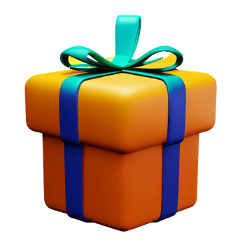 gift box 3d rendering icon illustration png
