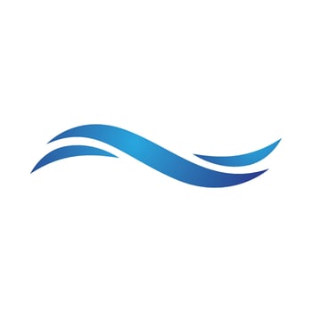 Water wave icon vector