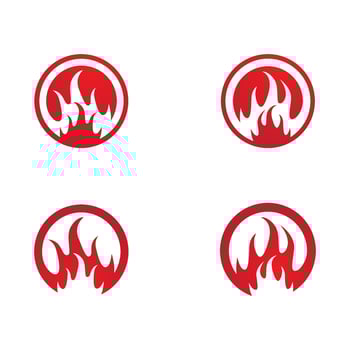 Fire flame vector illustration design