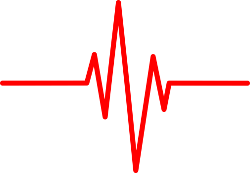 Heartbeat pulse line health medical concept for graphic design, logo, web site, social media, mobile app, ui illustration png
