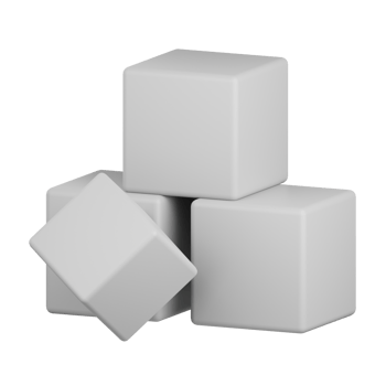 3d rendering sugar cubes isolated useful for food, allergen, allergy, disease and antigen design element png