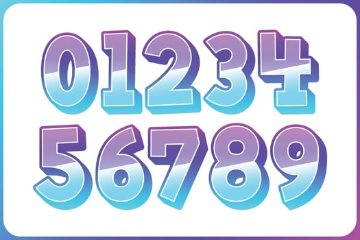 Versatile Collection of Power Numbers for Various Uses vector