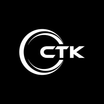 CTK Logo Design, Inspiration for a Unique Identity. Modern Elegance and Creative Design. Watermark Your Success with the Striking this Logo. vector