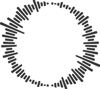 Circle sound wave. Audio music equalizer. Round circular icon. Spectrum radial pattern and frequency frame png