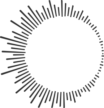 Circle sound wave. Audio music equalizer. Round circular icon. Spectrum radial pattern and frequency frame png