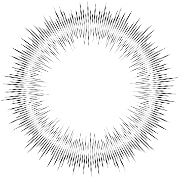 Circle sound wave. Audio music equalizer. Spectrum radial pattern and frequency frame. png