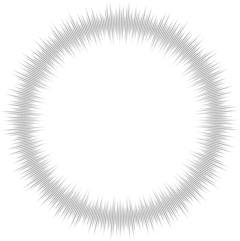 Circle sound wave. Audio music equalizer. Round circular icon. Spectrum radial pattern and frequency frame. png