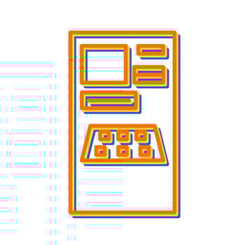 Cash Machine Vector Icon