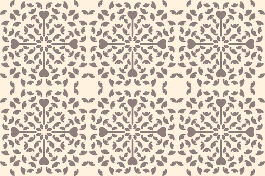 batik motif design, can be used for background or fabric design. This design can be connected repeatedly and will always connect vector