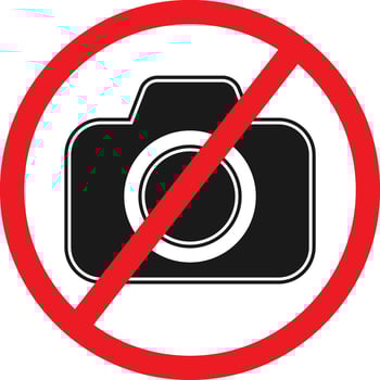 No image available icon. Photo camera icon. Flat, illustration eps vector