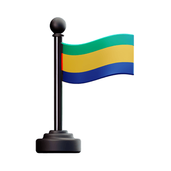 flag 3d rendering icon illustration png