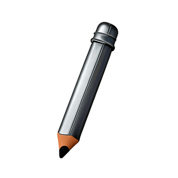 pencil 3d rendering icon illustration png