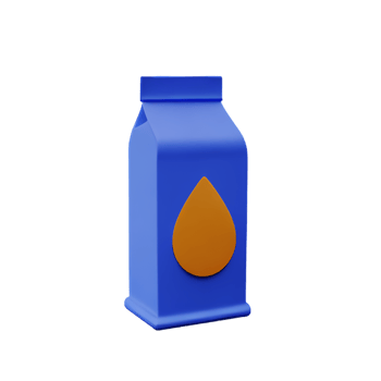 milk package 3d rendering icon illustration png