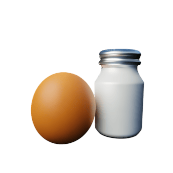 milk package 3d rendering icon illustration png