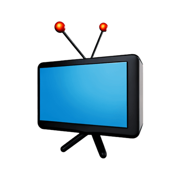 tv 3d rendering icon illustration png