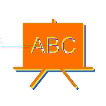 Black Board Vector Icon