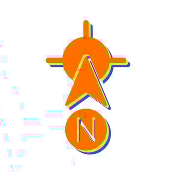 North Vector Icon