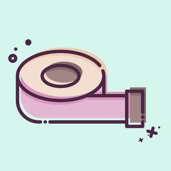 Icon Measurable. related to Business Analysis symbol. MBE style simple design editable. simple illustration vector