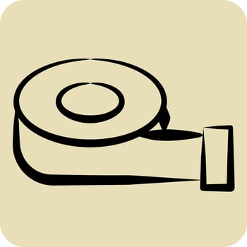 Icon Measurable. related to Business Analysis symbol. hand drawn style simple design editable. simple illustration vector