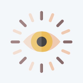 Icon Monitoring. related to Business Analysis symbol. flat style simple design editable. simple illustration vector