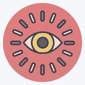 Icon Monitoring. related to Business Analysis symbol. color mate style simple design editable. simple illustration vector