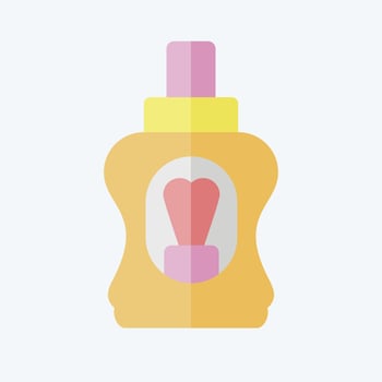 Icon Mouthwash. related to Bathroom symbol. flat style. simple design editable. simple illustration vector